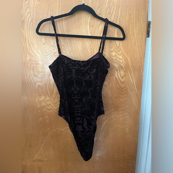 Chance velvet burn out bodysuit L - Picture 7 of 9